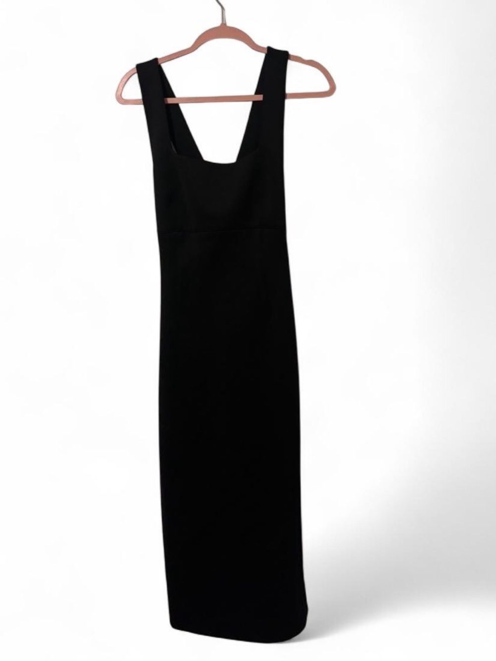 Black Ponte Pencil Skirt